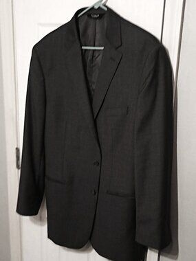 Joseph A. Bank Traveler Men Gray Suit Jacket Only 46L